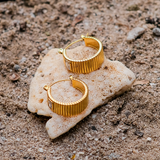 Goldene Creolen Ohrringe Carole