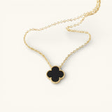 Schwarzes Clover Halsband