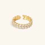 Goldener Ring Muster Clarisse