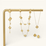 Goldenes Kleeblatt-Set