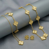 Goldenes Kleeblatt-Set