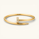 Pulsera Elegance Nail Deluxe 18K Gold