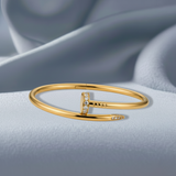 Pulsera Elegance Nail Deluxe 18K Gold