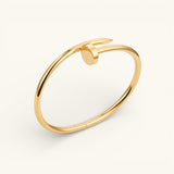 Elegante Nagelarmband in Gold