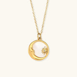 Halskette Evangeline Lunar Gold
