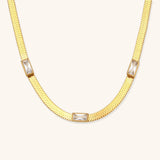 Halskette Gold Herringbone Eve