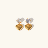 Herzohrringe Emmeline in Gold