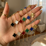 Sechser-Pack Clover Armbänder