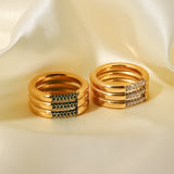 Gold-Diamantring Serenity