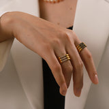 Gold-Diamantring Serenity
