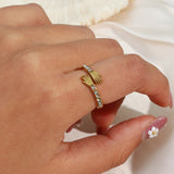 Amaryllis Ring aus Gold