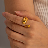 Goldene Schlangenring Etta