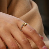 Amaryllis Ring aus Gold