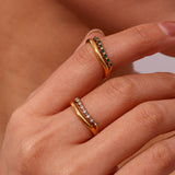 Diamantimitat-Ring Adeline
