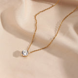 Kyla Solitaire Goldcollier