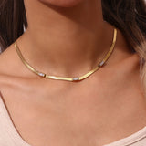 Herringbone Goldkette Eve