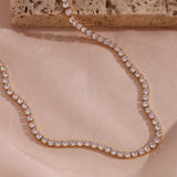 Diamant Tennis-Halskette Isolde