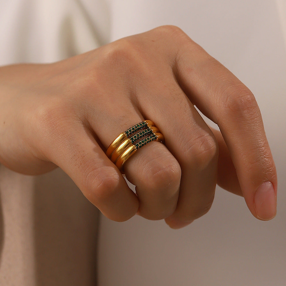 Gold-Diamantring Serenity
