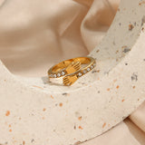 Amaryllis Ring aus Gold