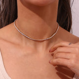 Diamant Tennis-Halskette Isolde