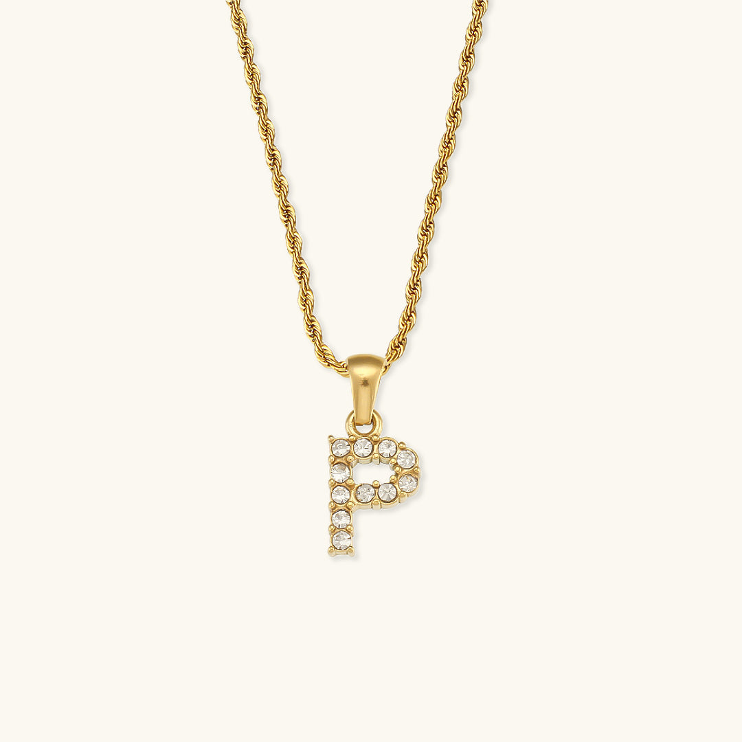 Maeve Buchstaben-Anhänger mit Diamanten