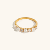 Perlen-Diamantring Keisha