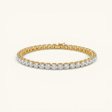 Goldene Tennisarmband