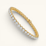 Goldene Tennisarmband