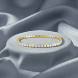 Goldene Tennisarmband