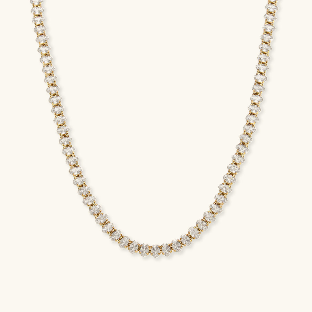Diamant Tennis Halskette Wisteria