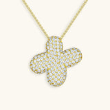 Diamant Initial Bubble Halskette