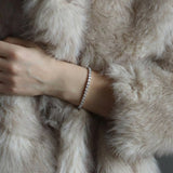 Goldene Tennisarmband